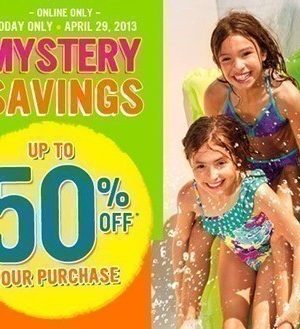 Childrens Place: Check your Email for Mystery Savings up to 50% off (+ FREE Ship Today Only!)