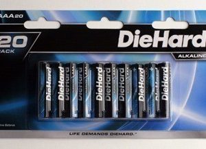 Sears: DieHard 20 pk AAA Alkaline Batteries $5.99 + FREE Pick Up (reg. $12)