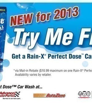 *Last Day* Rain-X Perfect Dose Car Wash FREE after Mail in Rebate (up to $10.99 in Value)