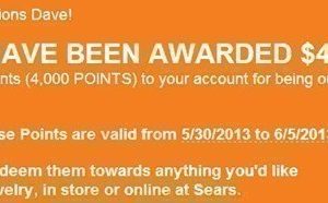 Shop Your Way Rewards Members: Check your Email for FREE Points (5/30 to 6/5)