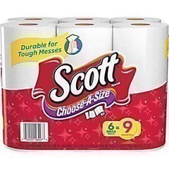 Staples: 6pk Scott Choose a Size Paper Towels $3.99