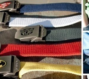 VeryJane: Kids Superhero Belt (Batman, Transformers) $13 Shipped
