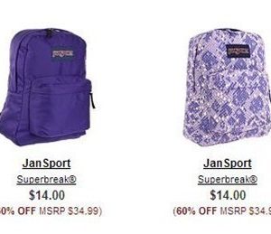 6pm: JanSport Backpacks as low as $14 Shipped (Reg. $35)