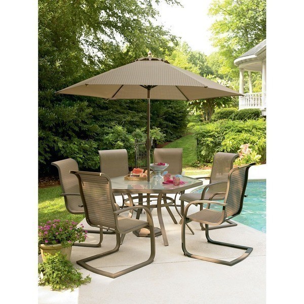 Sears Garden Oasis 7pc Patio Dining Set 216 Reg 600 Free Pick Up The Centsable Pin - Sears Patio Furniture Garden Oasis