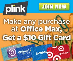 Plink: FREE $10 Gift Card with ANY Purchase at OfficeMax (+ this Week’s Deals)