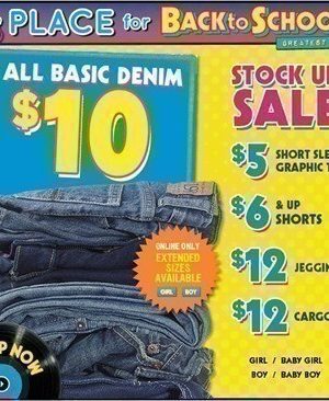 Children’s Place: FREE Shipping on Denim + 20% off + Earn Children’s Place Cash