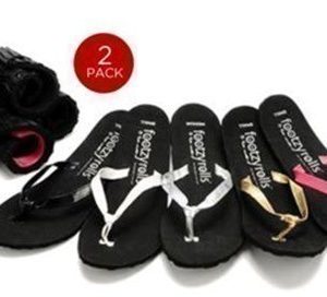 Tanga: 2pk of Footzyrolls Flip Flops $5.99 Shipped