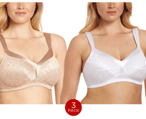 Playtex 18 Hour Gel Comfort Full Support Bras 3 pk $24 Shipped