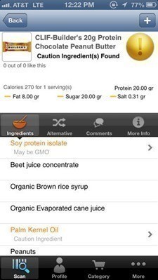Healthy Food, Allergens, GMO’s and Nutrition Scanner App for iOs ($3.99)
