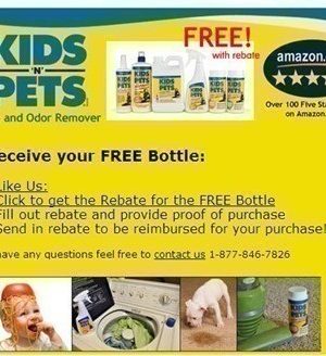 FREE Kids’N Pets Stain and Odor Remover (After Rebate)