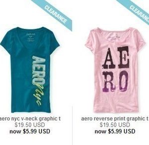 Aeropostale: 30% off Clearance through Today (Tees as low as $3.00)