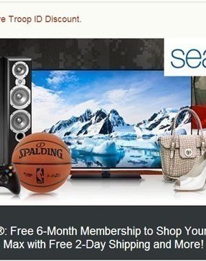 FREE 6-Month Subscription to Shop your Way Rewards + More (Military Only)