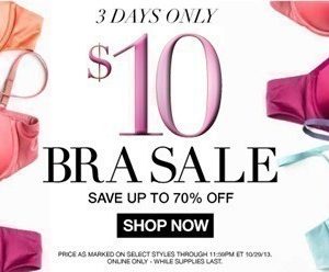 Maidenform: Bras as low as $8.50 (thru October 29th)