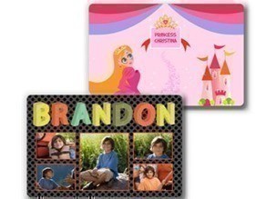 InkGarden: Custom Placemat for Kids $7 Shipped