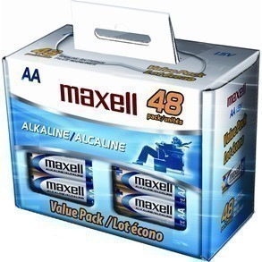 Kmart: Maxell 48 ct AA Batteries $8.99 + Free Pick Up