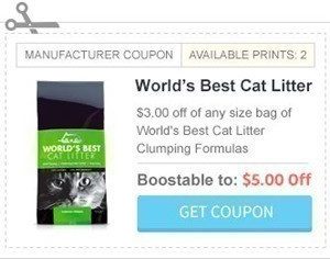 High Value $5/1 World’s Best Cat Litter (+ Try Me FREE Rebate)