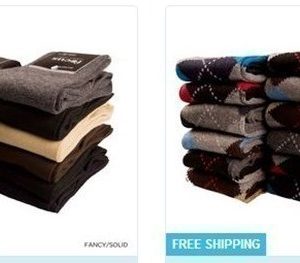 12 pk of Men Argyle Dress Socks just $16.99 + FREE Shipping