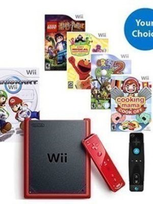 Nintendo Wii Mini Ultimate Bundle + 4 Games and Accessories just $144.96