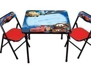 Disney Cars Racing Sports Network Erasable Activity Table and Chairs Set $20