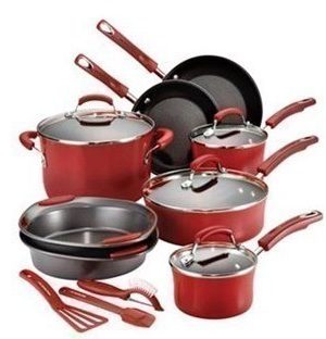 Kohl’s: Rachael Ray 15 pc Nonstick Porcelain Enamel Cookware Set $65 Shipped