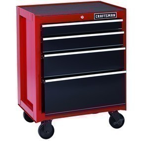 Sears: Craftsman 4-Drawer Ball Bearing Rolling Tool Cabinet $135 (Reg. $322)