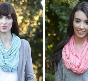 Nora Solid Jersey Knit Infinity Scarf $4.99