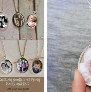 Jane: Custom Photo Keepsake Pendant just $10.49