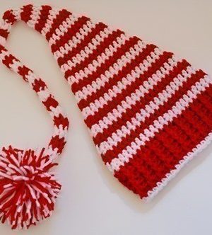 pinkEpromise: Adorable Candy Cane Baby Elf Hat $9.98 Shipped