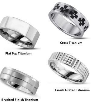 Brushed Finish Mens Titanium Wedding Bands just $6 Shipped