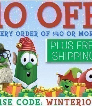 VeggieTales: $10 off $40 Purchase + FREE Shipping