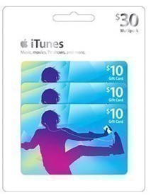 Walmart: Apple iTunes $30 Multipack just $25