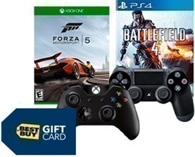 Best Buy: FREE $25 Gift Card with Two Games or Controllers + FREE Shipping