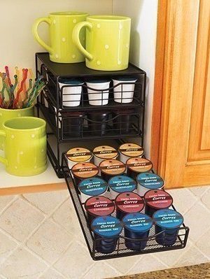 Sears: 3-Tier Cabinet 45 ct Coffee Pod Drawer with Tilt Down Drawers $12.74