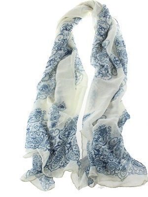 Amazon: Porcelain Pattern Chiffon Wrap just $3.21 Shipped