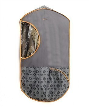 Samsonite Charcoal & Orange Heavy Duty Garment Bag + Shoe Mitts just $10 Shipped