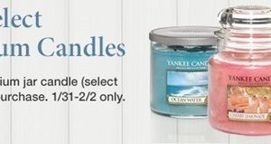 Yankee Candle: $10 Select Medium Candle Sale (Over 50 Scents)