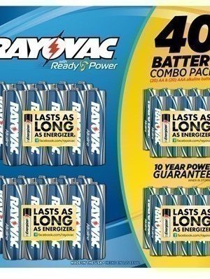 Home Depot: Rayovac 20 AA and 20 AAA Battery (40-Pack) just $2.98
