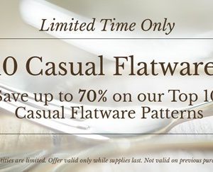 Oneida: Up to 70% off Flatware (Sets as low as $29.99)