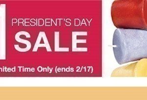 Yankee Candle President’s Day Sale | $1 Wax Melts, Votive Candles + More