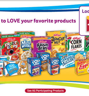 Kellogg’s Family Rewards: Over 200 Points (Redeem for High Value Coupons)
