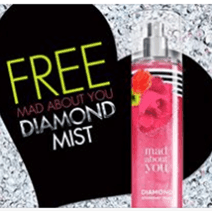 Bath & Body Works: FREE Mad About You Diamond Mist (with Purchase)