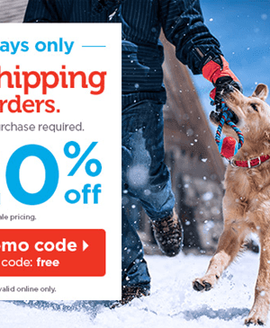 Petco: 20% Off + FREE Shipping through Monday (+ 3 High Value Pet Care Coupons)