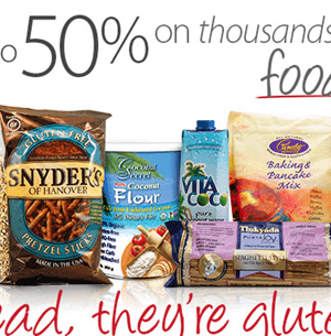 Vitacost: Save up to 50% on Gluten-Free Food Items (+ Score $10 off $30 Purchase)