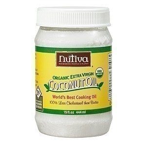 GNC: Nutiva Organic Extra Virgin Coconut Oil 30 just $12 Shipped