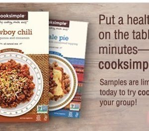 Mom’s Meet Ambassadors: Possibly FREE cooksimple Product