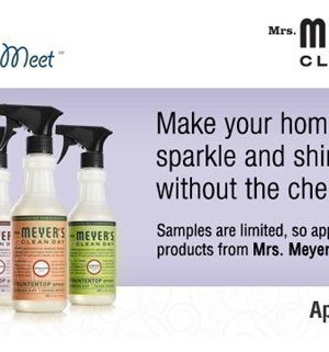 Mom’s Meet Ambassadors: Possibly FREE Mrs. Meyer’s Product