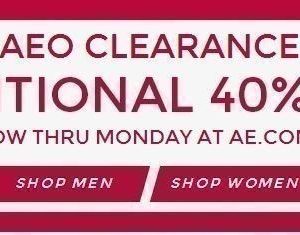 American Eagle:  Additional 50% off Clearance (Through 4/24)