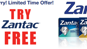 FREE 24-30 ct Zantac Heartburn Relief after Rebate
