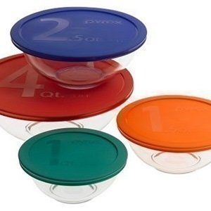 Kmart: Pyrex 8 Piece Glass Bowl Storage Set With Covers $12.14 + FREE Pick Up