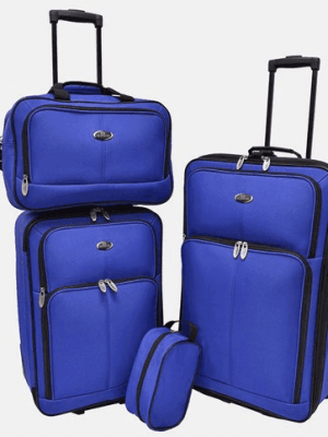 4 pc World Traveler Expandable Luggage Set $57 Shipped